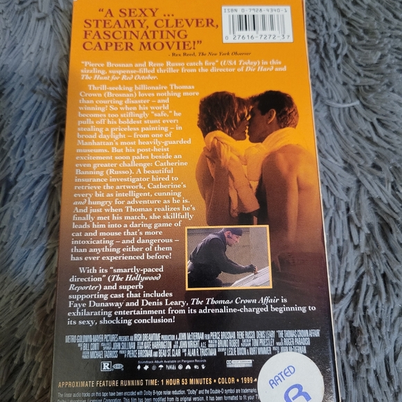 The Thomas Crown Affair VHS Movie (1999) - Picture 7 of 9
